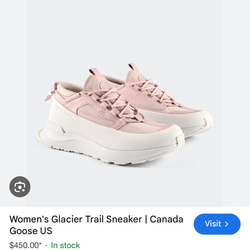 EU 39 Canada Goose Women's Sneakers - Pink and White